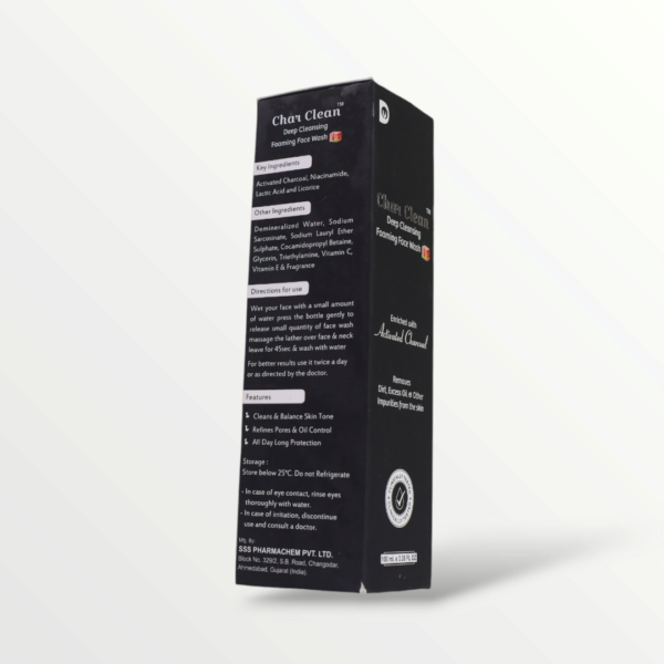 Char clean Foaming Face wash - Image 4