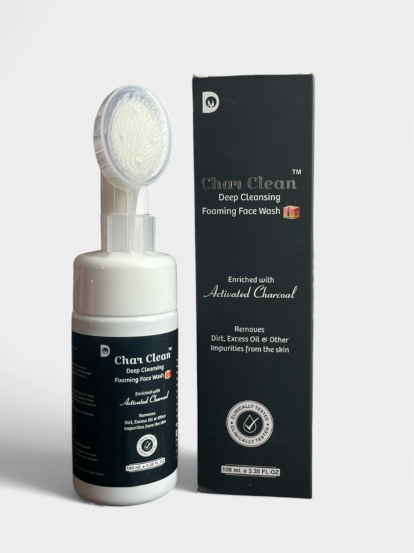 Char clean Foaming Face wash
